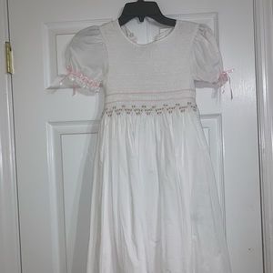 Strasburg pink and white dress